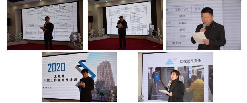 众志成城  战疫攻艰  不忘初心  携手前行 志城集团二〇二〇年复工动员大会